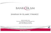 SHARIAH IN ISLAMIC FINANCE IN ISLAMIC FINANCE