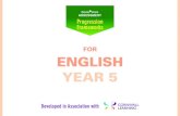 Rising Stars Progression Framework for English, Year 5