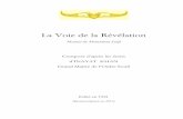 LA VOIE DE LA RÉVÉLATION (43 pages)