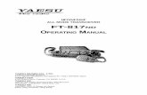 FT-817ND Operating Manual