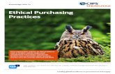 Ethical Purchasing Practices - CIPS