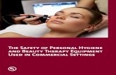 The Safety of Personal Hygiene and Beauty Therapy Equipment ...