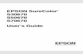 User's Guide - Epson SureColor S30670/S50670/S70670