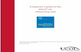 Beginners Guide to APA referencing - 6th edition... 6th edition 1 A ...