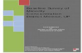 Baseline Survey of Minority Concentration District Meerut, UP
