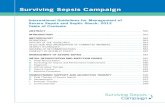 Surviving Sepsis Campaign International Guidelines