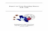 Report on Texas Boarding Houses H.B. 1168