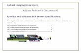 Satellite and Airborne SAR Sensor Specifications
