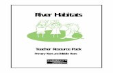 River Habitats - Teacher Resource Pack, Primary and Middle Years