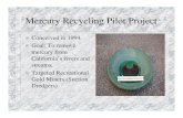 Mercury Recycling Pilot Project