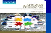 TEACHER INDUCTION PROGRAMS - placercoe.k12.ca.us