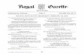 NS Royal Gazette Part I - Volume 223, No. 9 - February 26, 2014