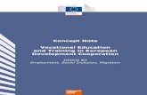 Concept Note Vocational Education and Training in European ...