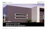 Technical specification / installation