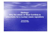 Geology: Why the whole of West Cumbria is unsuitable for a nuclear ...