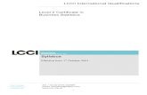 Level 2 Certificate in Business Statistics LCCI International ...