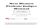 New Mexico Probate Judges Manual