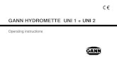 gann hydromette uni 1 + uni 2