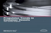 Propulsion Trends in Container Vessels Two-stroke Engines