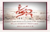 LSR placement report of session 2013-14