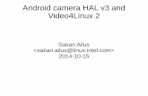 Android camera HAL v3 and Video4Linux 2