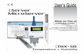 iServer MicroServer Temperature + Humidity Manual