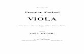 WEBER.Carl Premier Method for Viola includes 50 pages of Duets