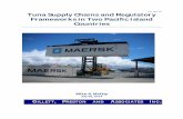 Tuna Supply Chains and Regulatory Frameworks in Two Pacific ...