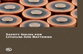 DOCUMENT Safety Issues for Lithium-Ion Batteries