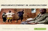 (Mis)investMent in Agriculture