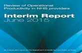 Review of Operational Productivity in NHS providers – Interim ...