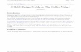 OOAD Design Problem: The Coffee Maker