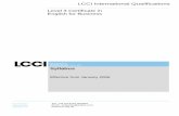 Level 3 Certificate in English for Business LCCI International ...