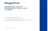 Payflow ACH Service Guide - PayPal
