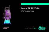 Leica TPS1200+ User Manual