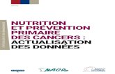 nutrition et prévention primaire des cancers : actualisation des ...