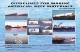 GUIDELINES FOR MARINE ARTIFICIAL REEF MATERIALS ...