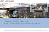 USAID/Dominican Republic Batey Community Development Project