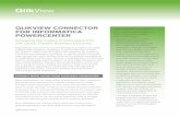 Data Sheet: QlikView Connector for Informatica PowerCenter