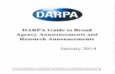 DARPA Guide to Broad Research Announcements