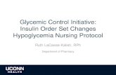 Glycemic Control Initiative: Insulin Order Set Changes ...