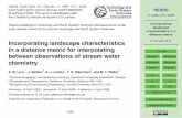 Incorporating landscape characteristics in a distance metric for ...