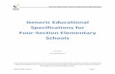 Generic Educational Specifications for Four-Section Elementary ...