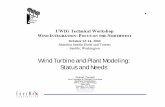 Wind Turbine and Plant Modeling: Status and Needs