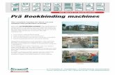 Pr¤ Bookbinding machines