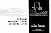 Research Report No. 4, "Hydraulic Downpull Forces on large Gates"