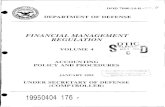 Financial Management Regulation. Volume 4. Accounting Policy ...