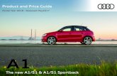 Product and Price Guide The new A1/S1 & A1/S1 Sportback