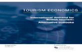 International demand for British tourism: Alternative outlooks
