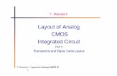 Layout of Analog CMOS Integrated Circuit